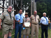 Escoteiro de Indaiatuba recebe a Medalha de Valor Caio Viana Martins 